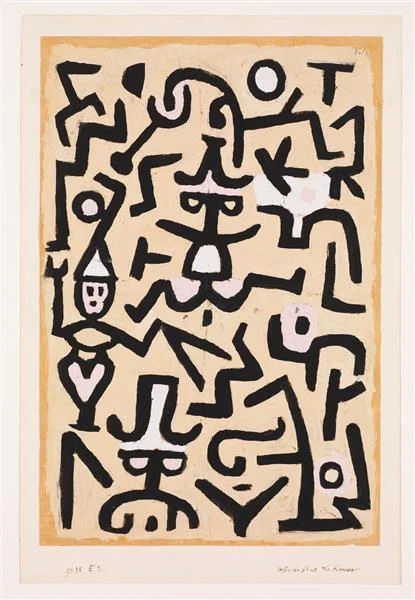 53-comedians-handbill-1938-abstract-Paul-Klee